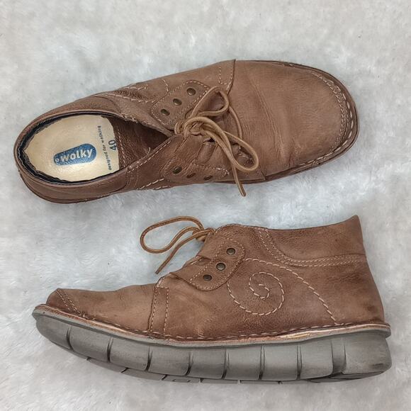 Wolky 8384 GALLO Brown Laced boots Women's SZ 40 US 9 - Picture 1 of 9